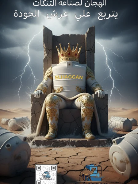 خزان مياه بلاستيك بولى ايثيلين من الهجان لصناعه التنكات - افضل خزانات المياه فى مصر